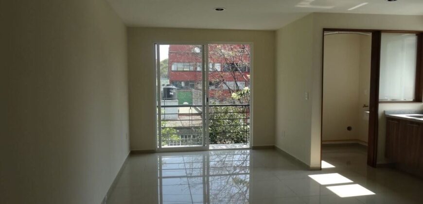 Departamento exterior, metro Nativitas, Cdmx